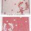 cotton/polyester christmas design cotton fabric felt rib placemat & tablerunner