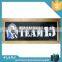 Contemporary stylish hand-held retractable fan banner