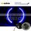 5' R BMC with Yellow LED HALO RING 12V/24V Auto Halogen Semi Sealed Beam Auto Halogen Lamp Install H4 or HID