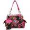 Wholesale Rhinestone Camouflage Western Buckle Design Sling Purse Cross