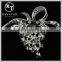 NEW design! XZ-021 Crystal Rhinestone brooches bow and pearl