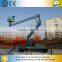 Self-propelled articulating boom lift/lift elevator