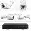 Manufacture 720P 4CH Bullet AHD Surveillance Cctv Dvr Kit Camera