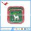 006 FSC material printed disposable tableware for christmas theme party