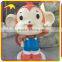 KANO5129 Outside Deco Life-Size Cartoon Fiberglass Monkey