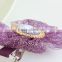 MYLOVE unique barrette purple bow hair accessory for party