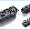 IEC 320 C13 C14 fuse 3-gang socket outlet