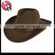 WATERPROOF COWBOY Cattleman HAT Black wool felt- L -Size 7 1/4 - 7 3/8 or 58 - 59 cm