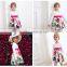 Birthday dress for girl of 7 year old beautiful floral printed baby girl dress 2015