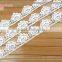 high quality cottonwedding nautre color embroidery lace trim