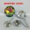 China Factory Sale trendy style round art glass crystal button
