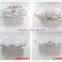 Trendy America style flower pearl lady crown