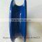 powder plasitified wire rope round thimble,blue color price