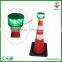 5 Years Warranty 12pcs Red Led Solar Warning Light For Road Cone