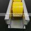 JY-2045A|Yellow Wheel Aluminum Roller Track for Conveyor Production Line|Antirust roller track for rack system