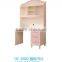 Mediterranean style pink princess wooden bedroom set