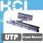 1U 24Port Cat6 Front Access Snap-In Type Empty Patch Panel