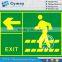 Custom Logo Emergency Exit Sign/ Warning Sign