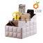 High Quality PU Leather Rotatable TV Control Organizer