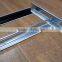 suspended flat ceiling t-bar in modern ceiling design of galvanized steel profile