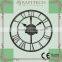 Indoor Outdoor Home Decorative Metal Wall Clock