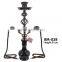 middle size glass hookah 2 hose lavoo hookah