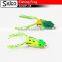 SGWF-38 Artifical Plastic Floating Soft Frog Resin Skirts, 40mm 50mm, VMC Hook