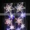 Commercial holiday led decoration bauhinia flowers pole mounted christmas light