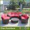 outdoor furniture fabric outdoor half round sofa set