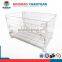 Storage logistics collapsible roll storage basket folding cage pallet container