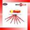 7 PCS Professional Electrican's Insulated Electrical Hand Screwdriver Tools Set
