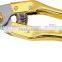 8.5 inch gold nimitation plating hand tool pruner scissors pruning shears trees/garden tools