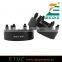 6x139.7mm 2" Thick Black Hub Centric Wheel Spacers Adapters for Chevrolet
