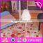 New arrival luxurious and colorful wooden large dollhouse for kids W06A221