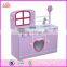 2017 New products children funny play wooden kitchen set toys W10C265