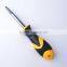 Slotted Screwdriver Phillips Screwdriver with rubber handle
