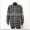 Mens Black Plaid Shirt
