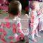 Wholesale newborn baby clothes romper print floral cotton clothes