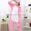 flannel cartoon adult animal jumpsuit animal pajamas jumpsuit pink dinosaur design