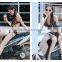 Three pieces women sexy swiming clothing sets beach wear summer