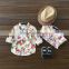 2017 Spring colorful printing garments for kids high quality baby blouse wholesale