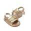 Rubber sole wholesale faux leather moccasins kids sandals china