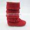 Wholesale Toddler Girls Italian Leather Moccasins Shoes Boot