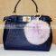Myfur Multi-Color Fox Fur with Frost Pom Pom Hot Sale Real Fur Bag Charm Accessory