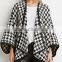 Runwaylover EY1049C wholesale new winter fashion cashmere cape poncho women duffle coat