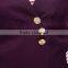 custom factory price fashion chantilly beautiful burgundy flight attendant uniforms