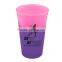 USA Made 20 oz Cool Color Changing Stadium Cup - changes color with ice cold liquids, BPA-free and comes with your logo