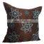 Dark Brown Kantha Pillow Cover, Kantha Pillow Cover, Brown Kantha Cushion Cover, Kantha Accent Pillow,
