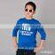 100% Cotton Boy's Long Sleeve T-shirt Bottoming Shirt Under Shirt Basic Style Simple Style
