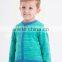 High quality warm sweater baby boy blue zip cardigan sweater model for children